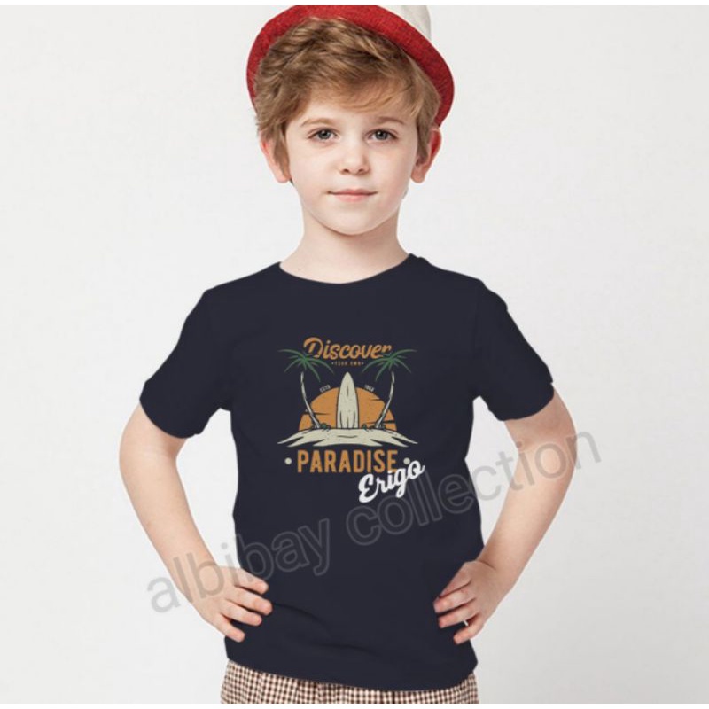 kaos  anak  laki laki erigo paradise