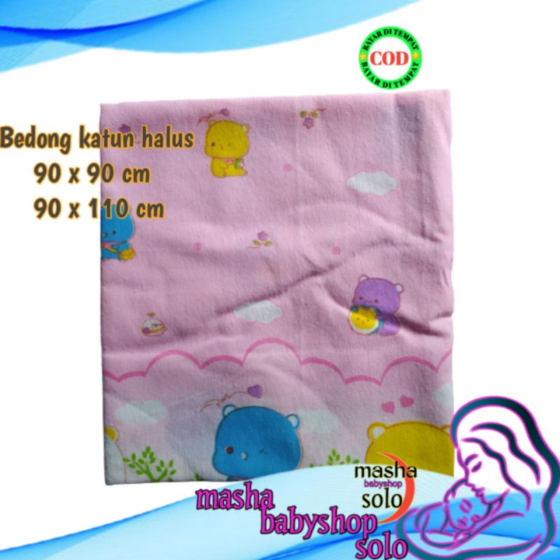 Bedong bayi besar motif , Kain bedong jumbo flanel murah motif