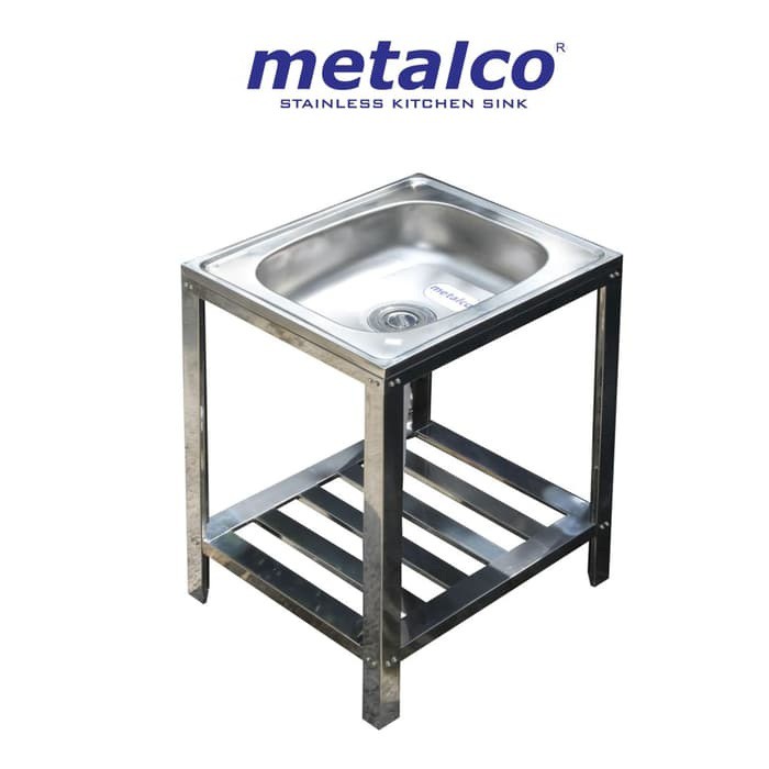 Westafel Stainless Steel Kaki Metalco MS21/18K indojaya