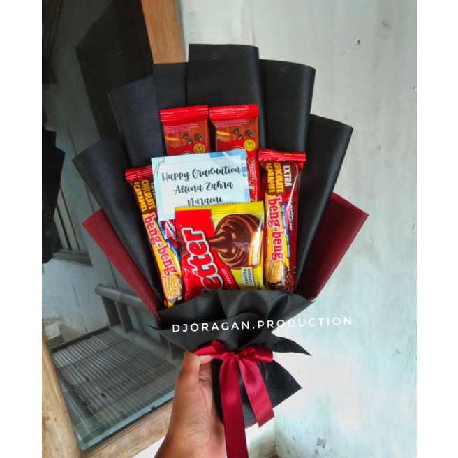 

buket better / buket coklat / buket jajan / buket snack / buket wisuda