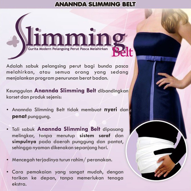 Anannda Slimming Belt Korset Ibu Melahirkan