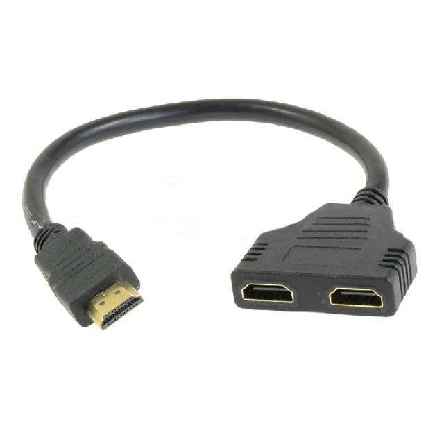 KABEL HDMI SPLITTER 2 PORT / KABEL HDMI CABANG