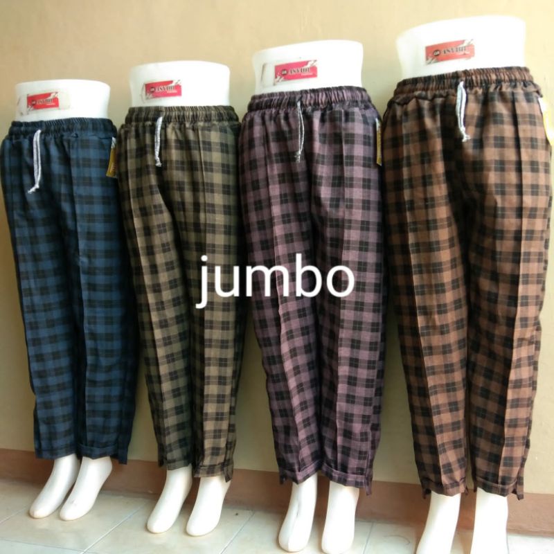 Tartan Jumbo Gabardin Semiwol Kotak