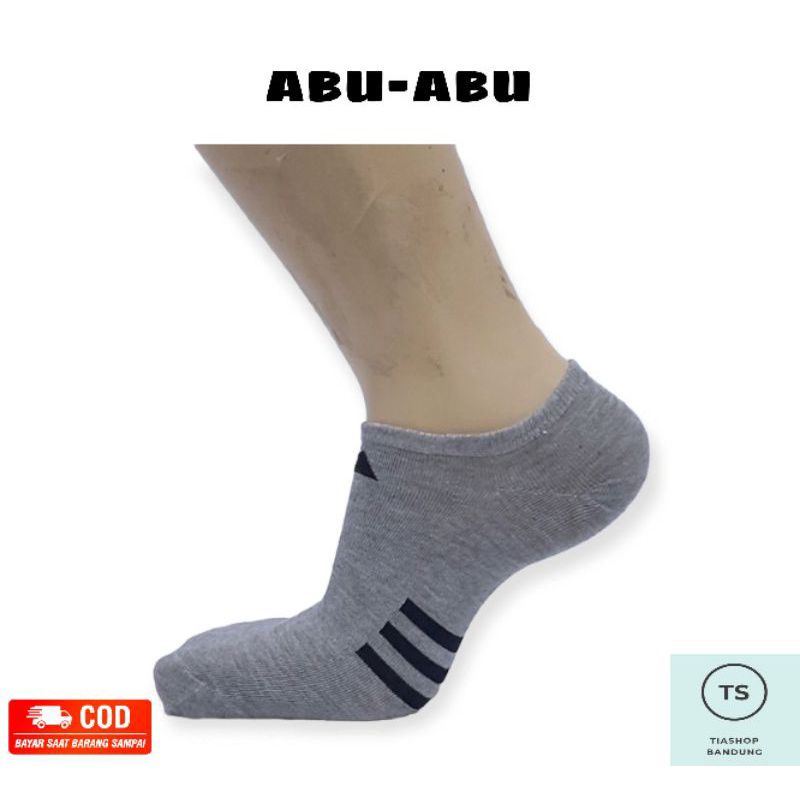 1 Lusin Kaos Kaki Olahraga Pendek (A-D1) || Kaos Kaki Sport Ankle Pria dan Wanita