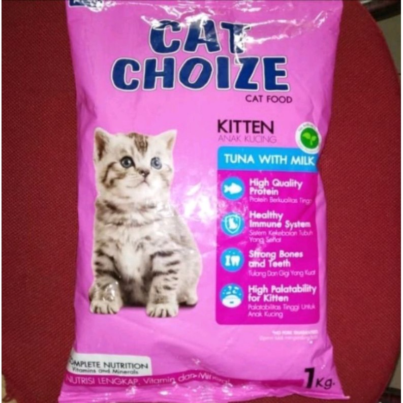 Cat Choize Kitten 1kg Repack Makanan Kucing Kitten