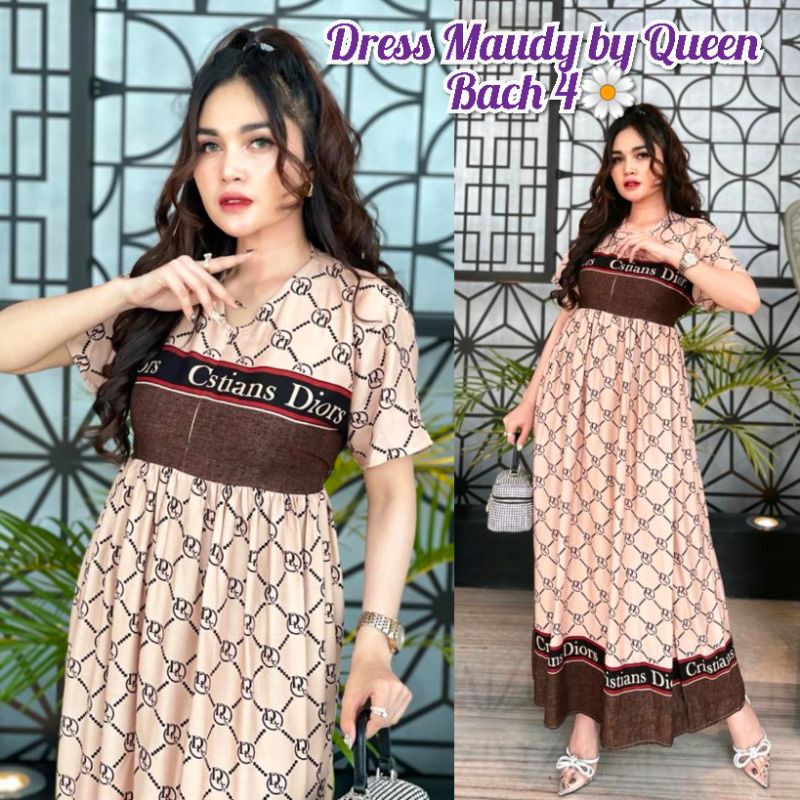 Dress Maudy By Queen/dress Cantik/daster smk