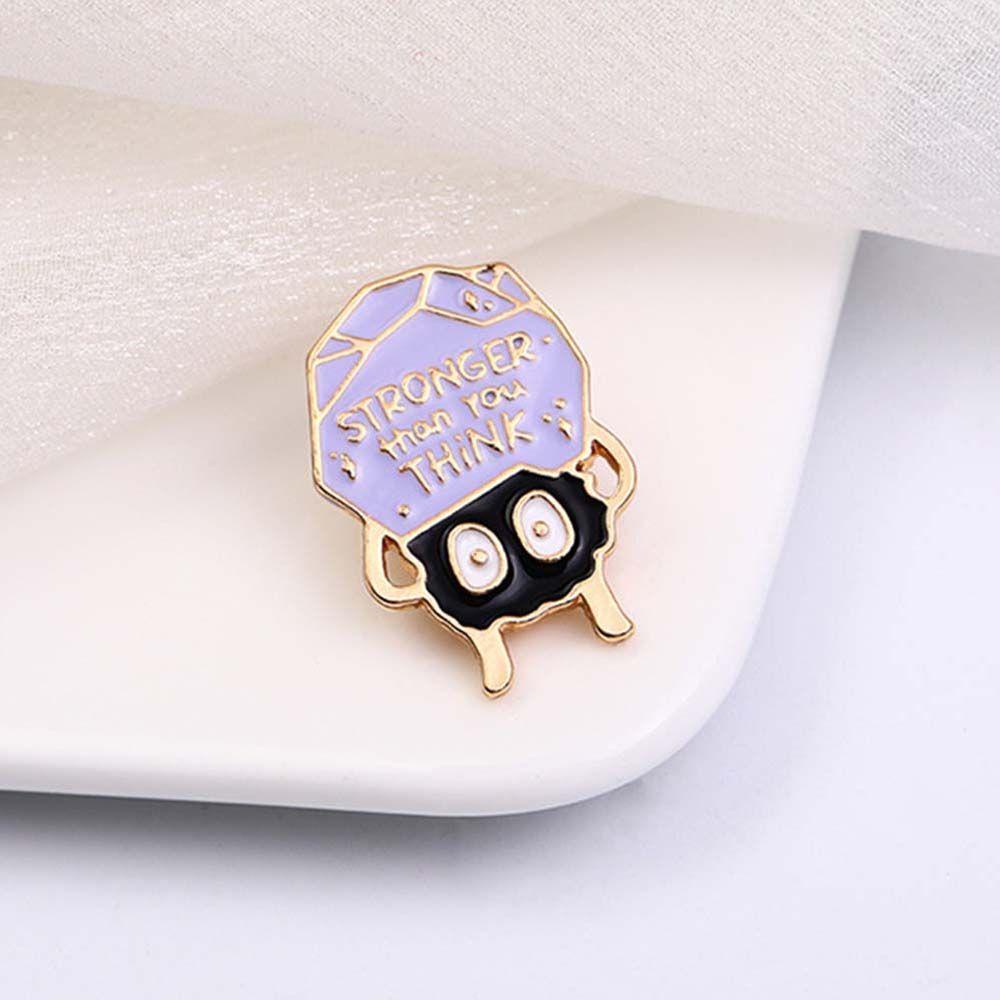 Lanfy Lucu Bros Hadiah Untuk Wanita Pria Kartun Perhiasan Aksesoris Kerah Bros Travel Commemorative Badge Pin Enamel Pin