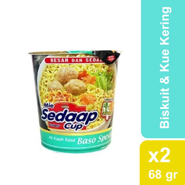 

Mie Sedaap Bakso Spesial Cup 2 x 77 gr