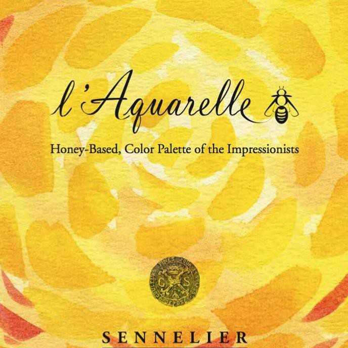 

SENNELIER L'AQUARELLE ARTISTS WATERCOLOR PAINT METAL BOX POCKET SET 12