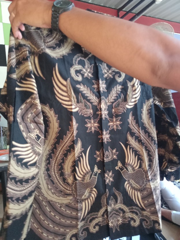 Kemeja Batik Prabu Bahan Katun Baturaden Reguler Fit A420