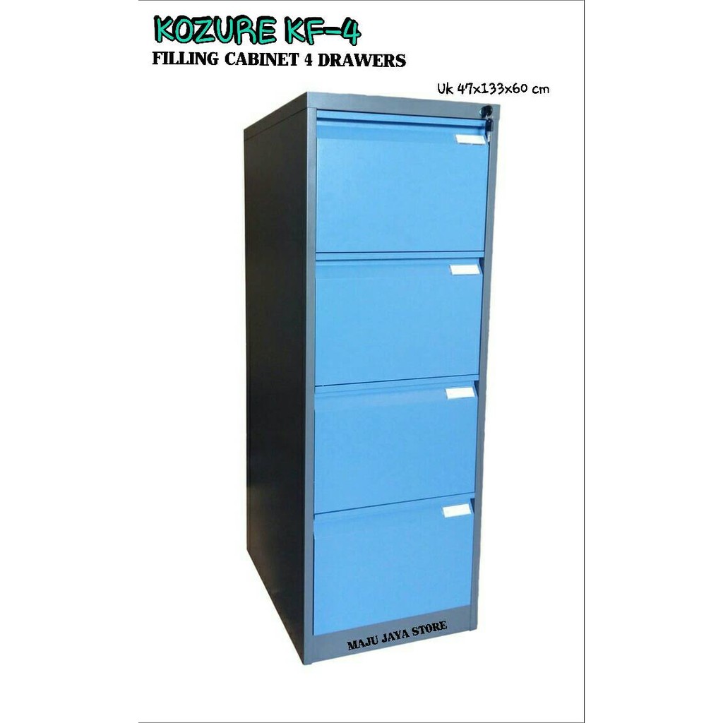 LEMARI ARSIP BESI FILLING KABINET 4 PINTU KOZURE KF 4 LEMARI ARSIP BESI FILLING KABINET 4 PINTU KOZURE KF 4