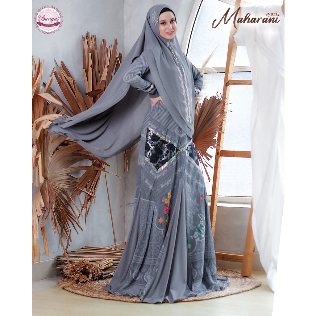 MAHARANI syari by Bungas official (DIJAMIN ORIGINAL BUNGAS)