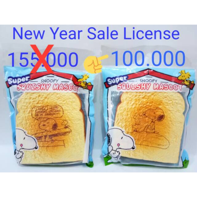 SQUISHY TOAST by SNOOPY