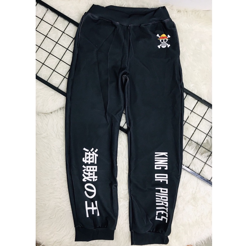 Jogger Pants Onepiece King Of Pirates Anime Manga Premium Unisex