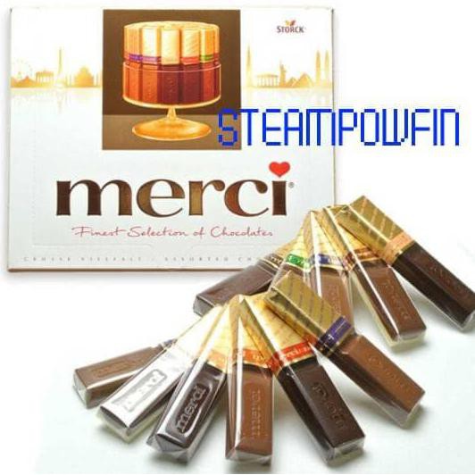 

STORCK MERCI ASSORTED MILK CHOCOLATE EUROPEAN - COKLAT COKELAT IMPORT