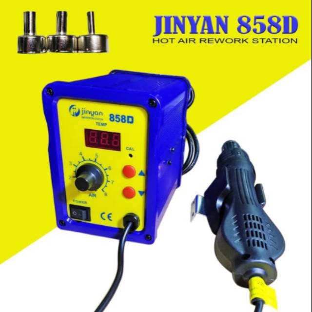 BLOWER HOT AIR JINYAN 858D REWORK STATION SOLDER UAP