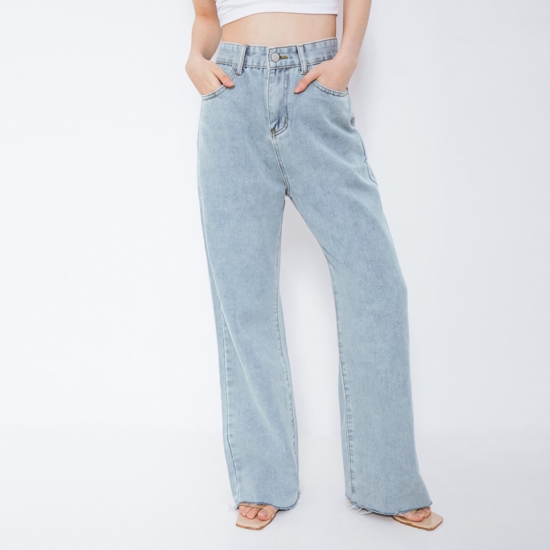 VIERLIN - Jeans 3156 - HIGH WAIST BAGGY LOOSE JEANS