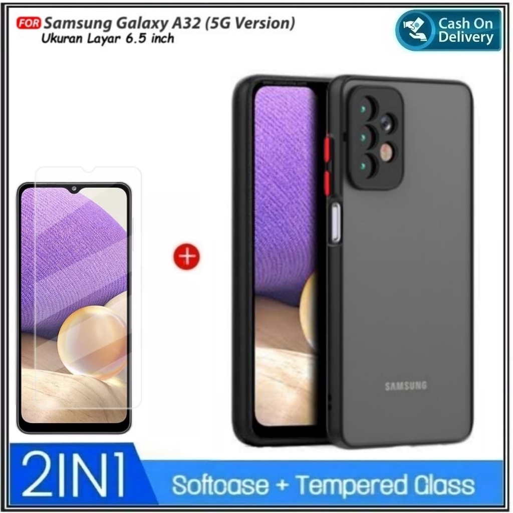Riyanali_Shop PAKET 2IN1 Case Dove Samsung A23 4G / A32 5G / A13 4G LTE / A22 4G / A22 LTE / A22 4G 