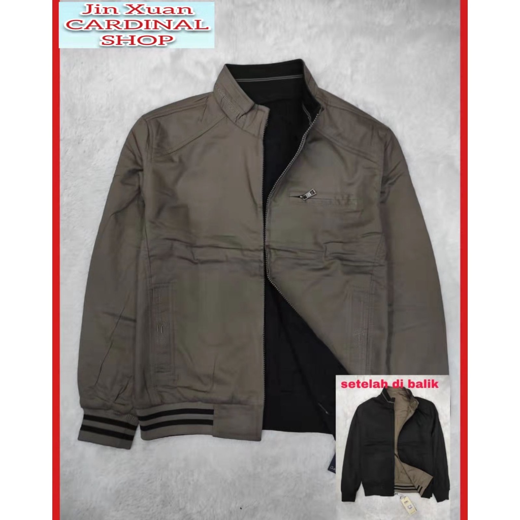 SSBL JAKET IMPORT PRIA / JAKET BOLAK BALIK PRIA / JAKET KANVAS PRIA / JAKET IMPORT COWOK