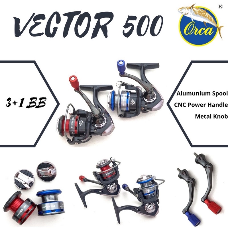 Reel Orca Vector 500 - Reel Pancing Berkualitas Tinggi untuk Pengalaman Memancing yang Lebih Baik