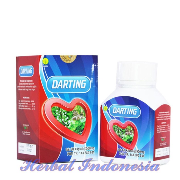 KAPSUL DARTING OBAT HERBAL HIPERTENSI DARAH TINGGI MANJUR