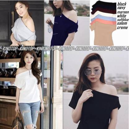 [Kino Top BC]Blouse wanita twiscone Varian warna