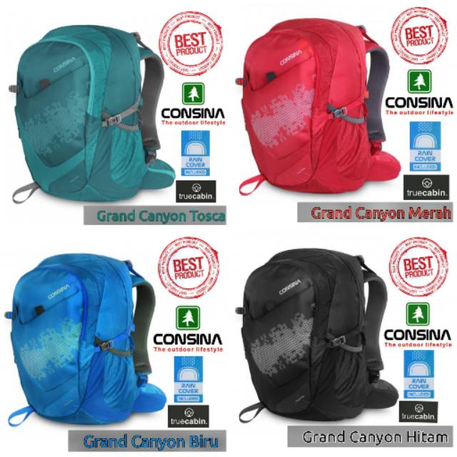 Daypack Consina Grand Canyon Tas Ransel Outdoor 30 L