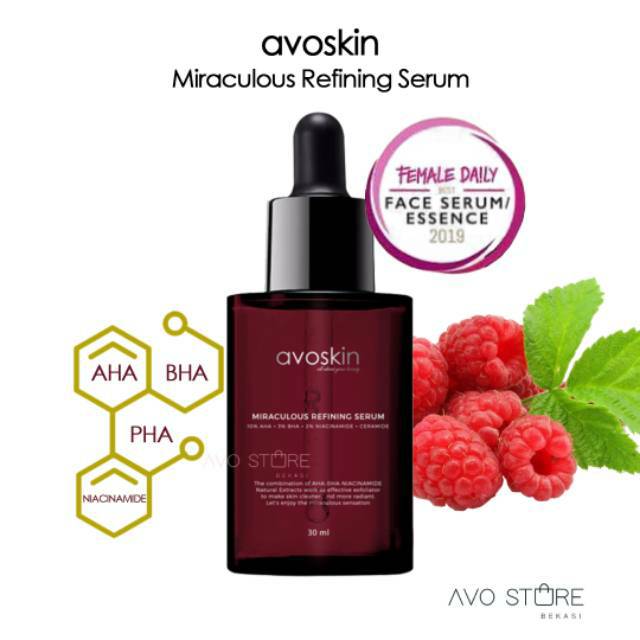 Avoskin Miraculous Serum [AHA BHA NIACINAMIDE + CERAMIDE ...