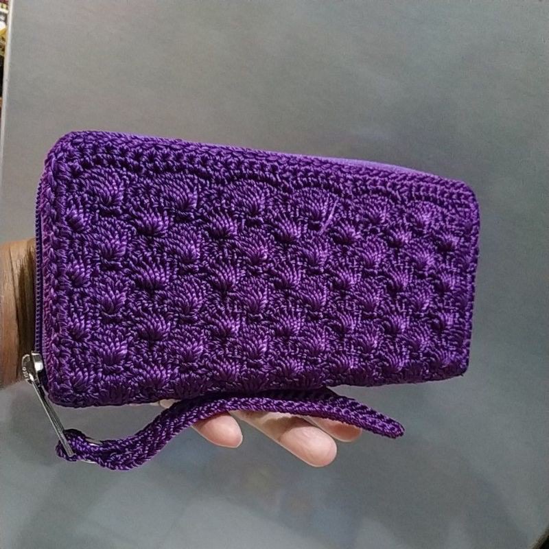 Dompet Panjang Rajut Nilon