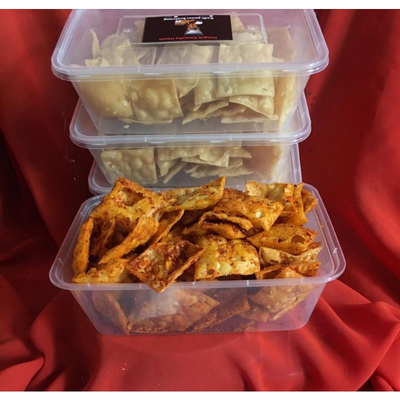 

Keripik Pangsit Pedas/Original Kemasan Box