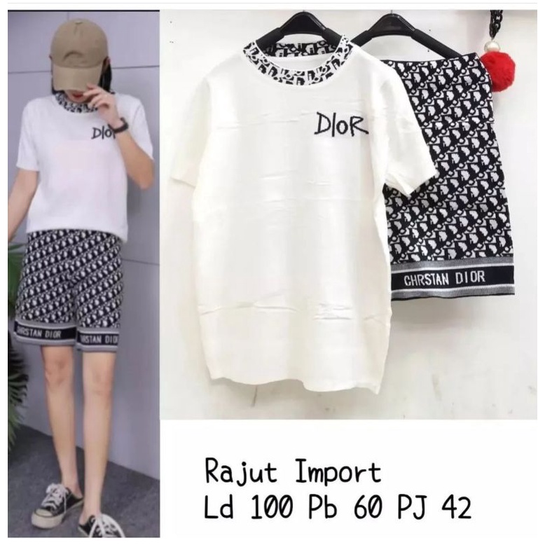 ONE SET RAJUT IMPORT PREMIUM / SETELAN RAJUT IMPORT