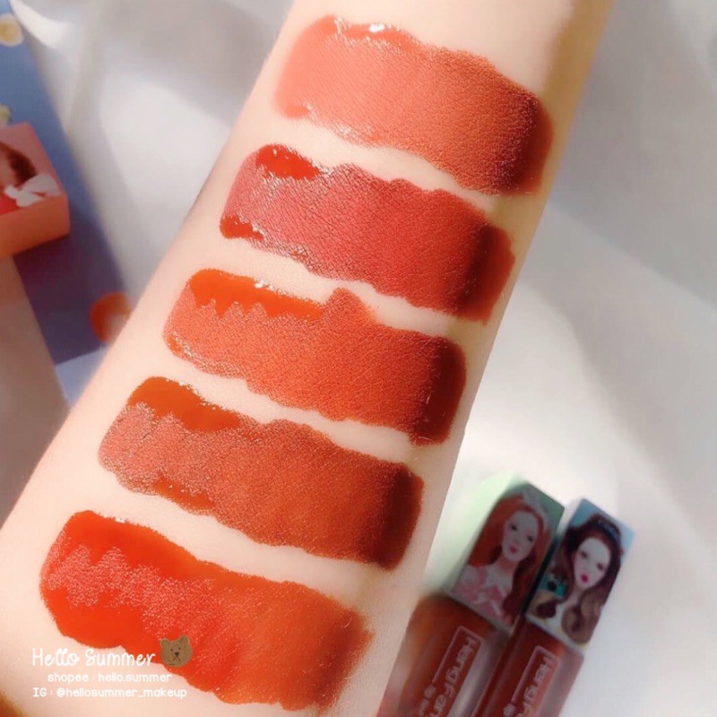 [ORI THAILAND] Hengfang the Girls Velvet Matte Lip Glaze