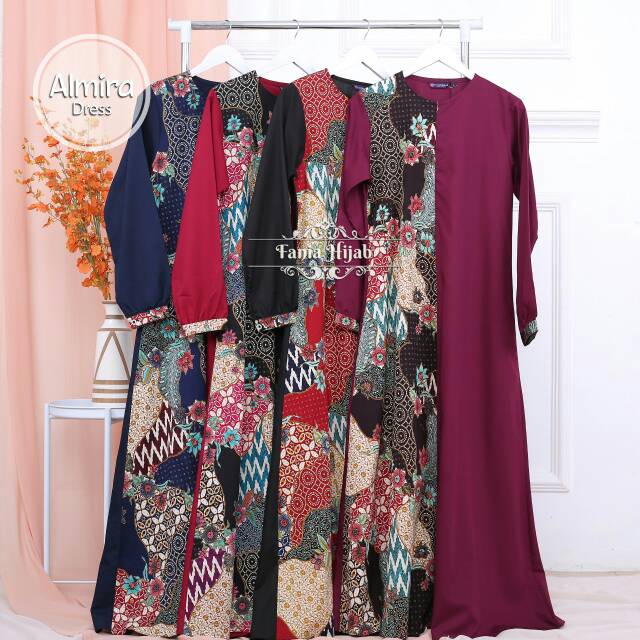 Gamis Almira Dress Fania Hijab
