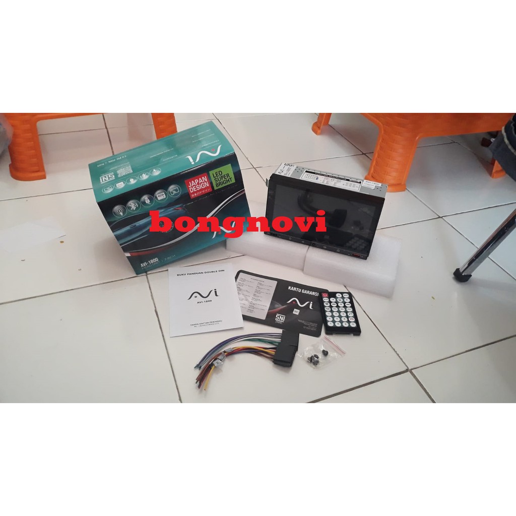 head unit double din deckless AVI-1800DSA MKII 7 INCH