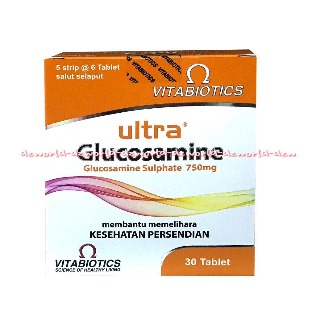 Vitabiotics Ultra Glucosamine 750mg 30tablet Suplemen Kesehatan Untuk Persendian Vita Biotics Ultra Glukosamine