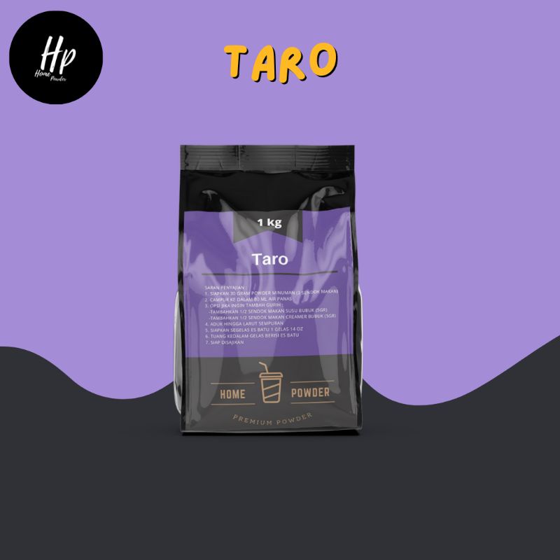 

Serbuk Minuman Taro Premium 1kg Bubuk Taro Premium