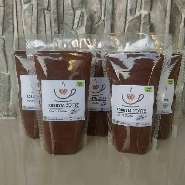 

Kopi robusta asli dampit 100gram