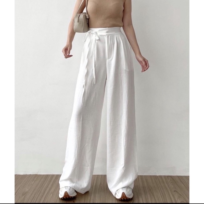 BEFAST - ZRX OOTD Celana Kulot LUCYA / KULOT ATIKA / Celana Panjang Kulot Highwaist / Kulot Keluaran Terbaru 2022 / Celana Panjang Polos Casual / Fashion Wanita Modis / OOTD Ala Korean Style / Celana Kerja Wanita