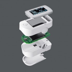 Alat Pengukur Detak Jantung Kadar Oksigen Fingertip Pulse Oximeter - YX303 - White