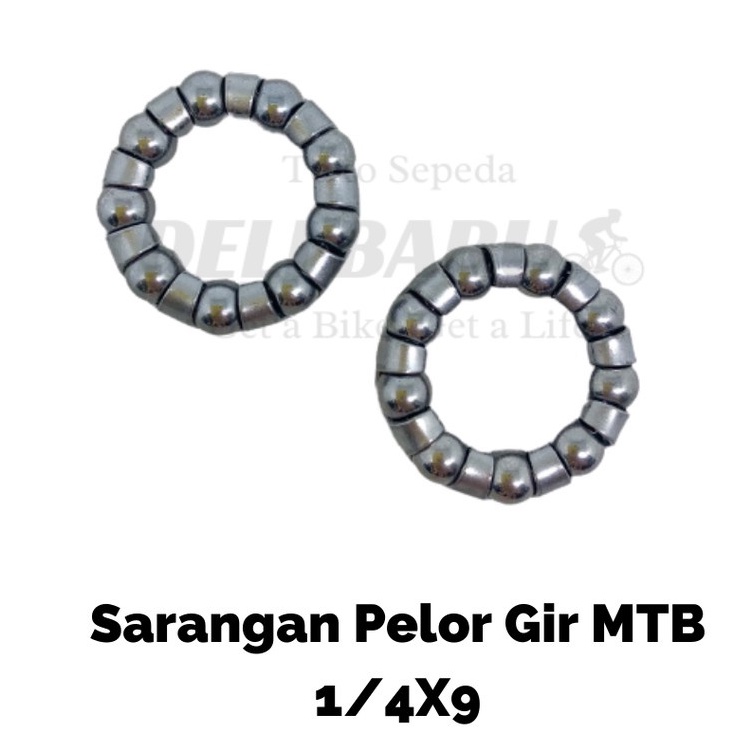 Sarangan pelor lahar gir tengah sepeda MTB fixie mini lipat 1/4x9