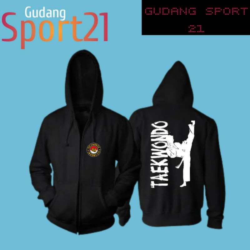 jaket ziper TAEKWONDO INDONESIA jaket  TAEKWONDO INDONESIA