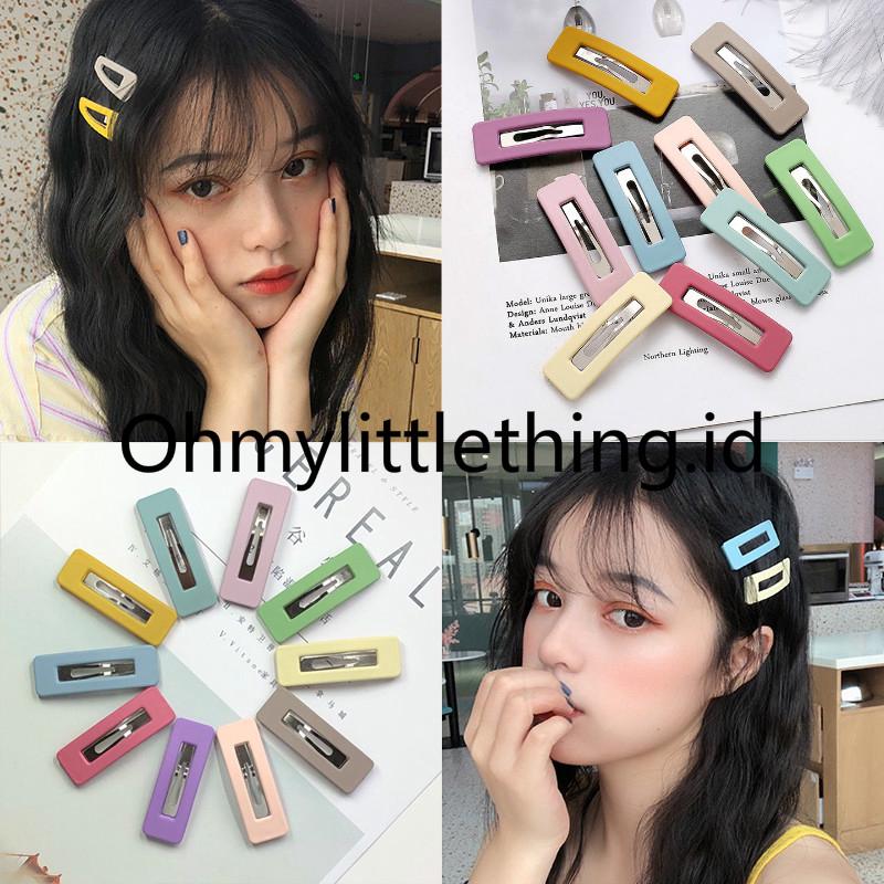 COD Premium Jepit Rambut Model Barrette Hias Kristal 