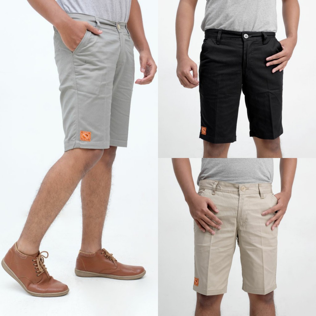 NEW ARRIVALL | CELANA CHINO PENDEK Bawahan pria dewasa Celana pria rip pendek Sirwal