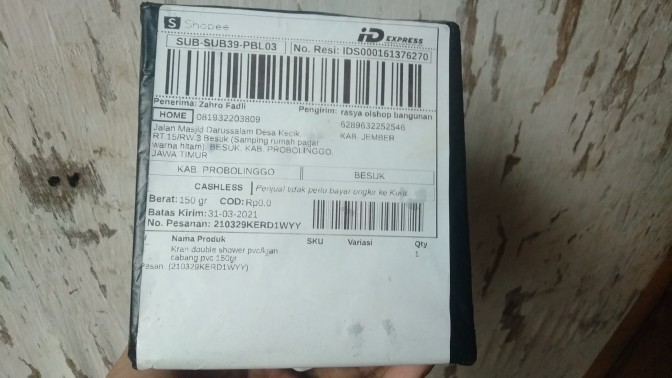 Kran Cabang Pvc Mdn 1/2×3/4 250gr