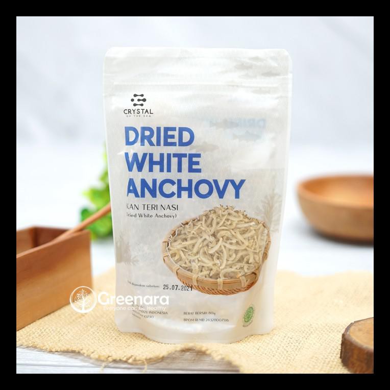 

NEW! CRYSTAL OF THE SEA DRIED WHITE ANCHOVY 80G / IKAN TERI NASI KERING MURAH