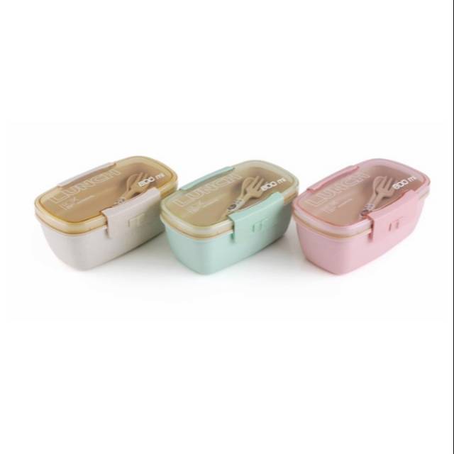 OKI DOKI LUNCH BOX SET 800ML ASST SWY816