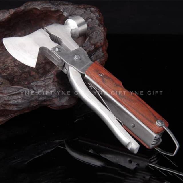 Palu Multifungsi Outdoor Camping Kapak, Palu Serbaguna, Martil