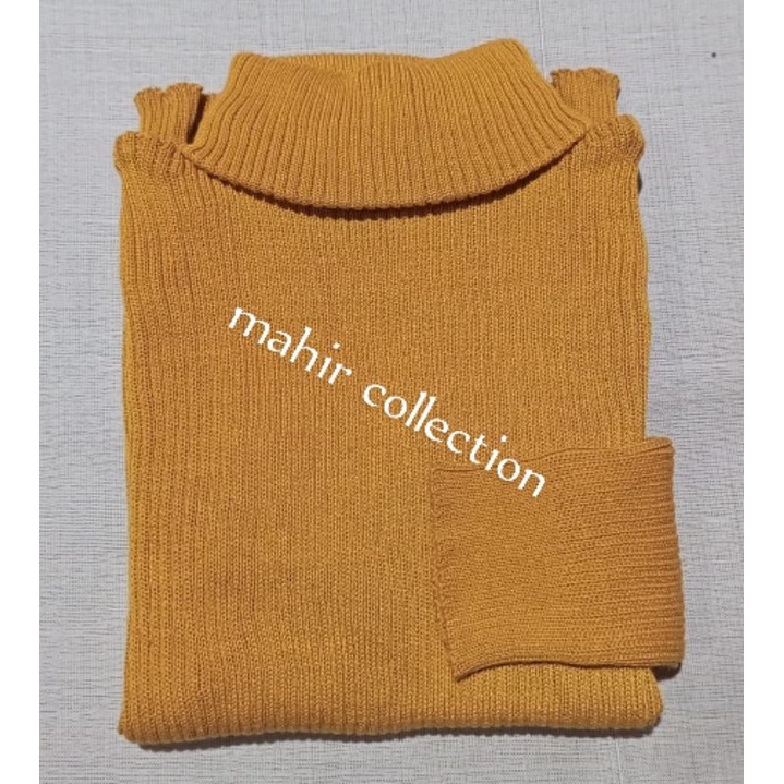 SWEATER RAJUT ANAK KERAH TINGGI/ATASAN RAJUT ANAK KERAH TINGGI/PRETTY TURTLLE NECK/KERAH TINGGI ANAK PREMIUM