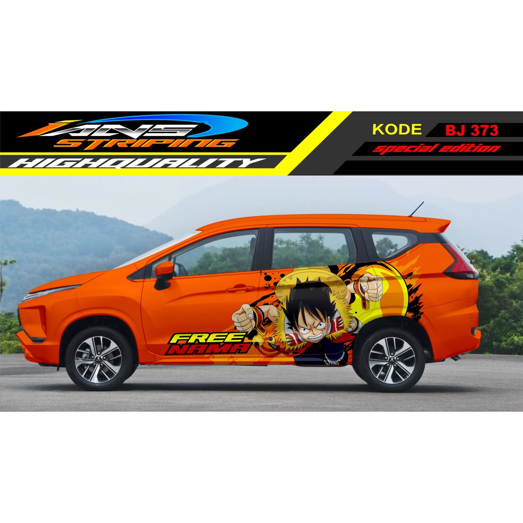 STICKER MOBIL AVANZA / STIKER VARIASI MOBIL ANIME RUSH  / STIKER MOBIL TOYOTA