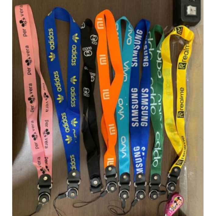 Tali Gantungan HP / Strap Gantungan HP Oppo Realme Samsung Xiaomi Vivo Gucci Adidas